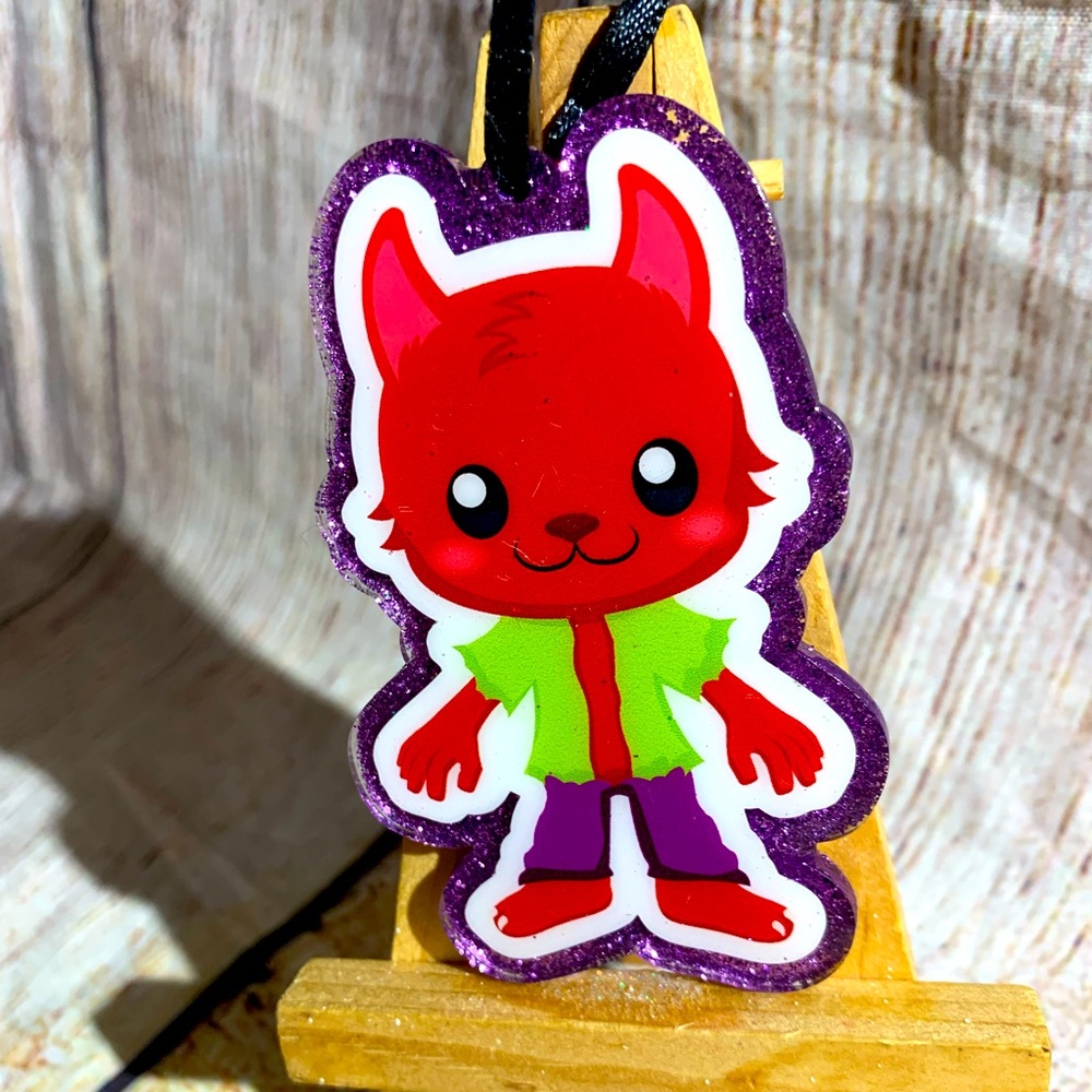 Halloween Wolfman Ornament, Cartoon Ornament